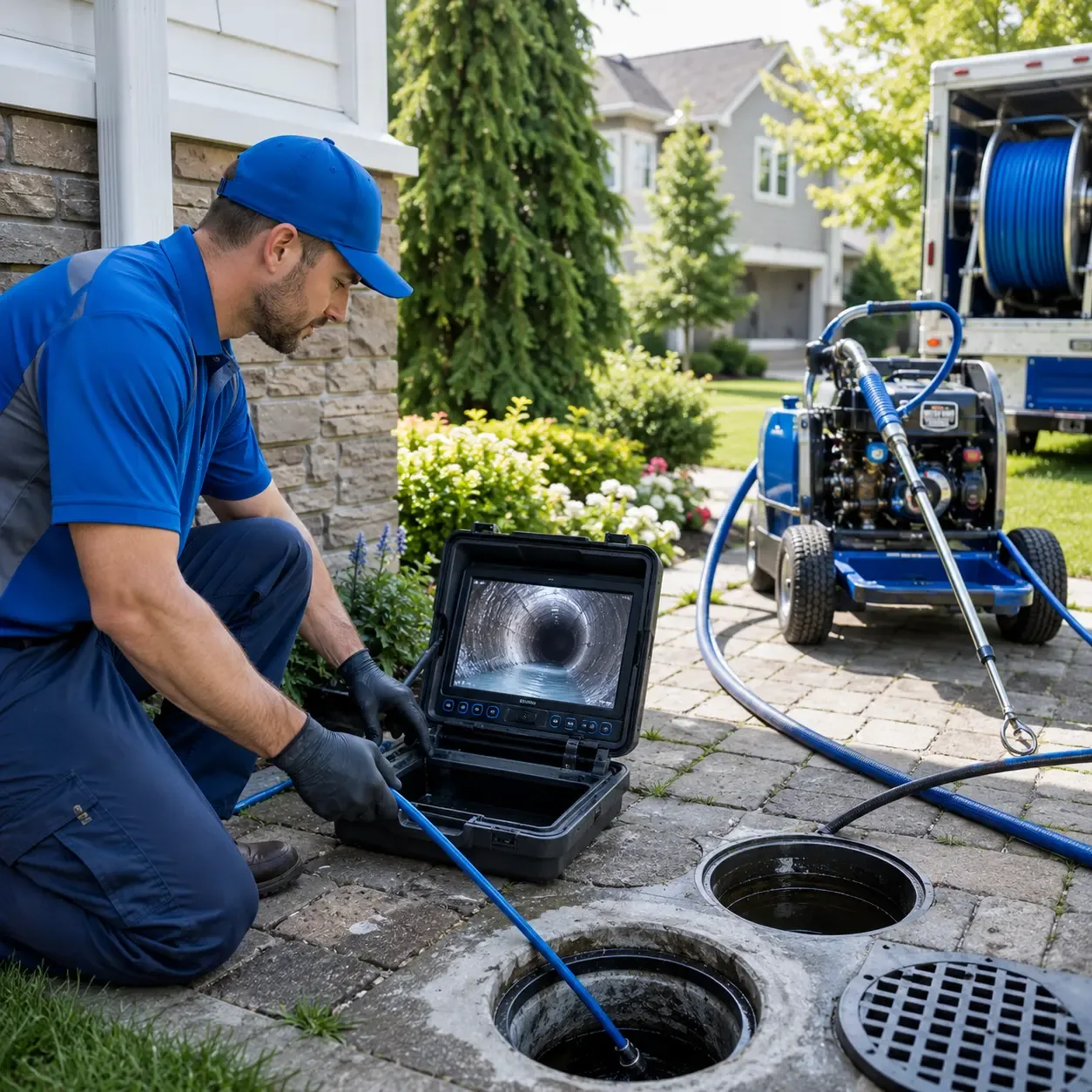 Outdoor drain cleaning professionals serving Grand Ridge, IL